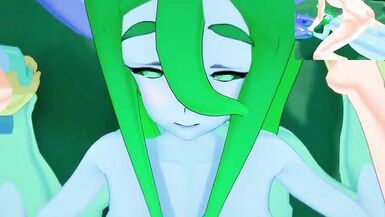 Futa Slime Girls - Erubetie and Suu | Male Taker POV Swap - 8 image