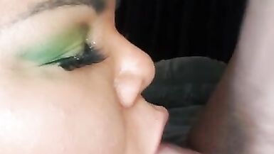 BWC Roughly Fucks BBW Trans Kokoluv Mouth!! - 6 image