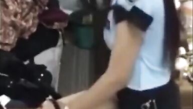 The Thai Ladyboy police fucking the criminal in the ass - 12 image