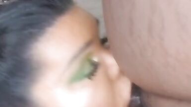 Thick BBC Cums in BBW Trans Kokoluv Mouth!!! - 3 image