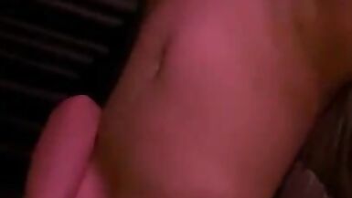 Shemale Teasing on the Bed