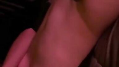 Shemale Teasing on the Bed