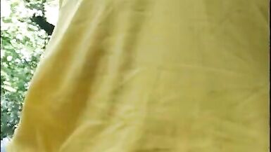 Kathy flashing again in the forest - 8 image