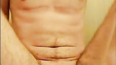 Man With Pussy Playing In the Shower - 4 image