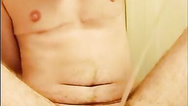 Man With Pussy Playing In the Shower - 6 image