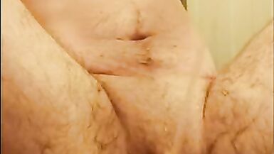 Man With Pussy Playing In the Shower - 8 image