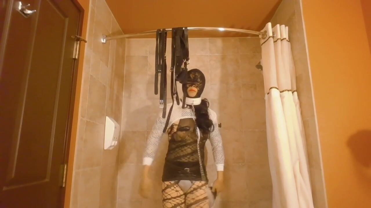 Legs bound a figure fights or submits